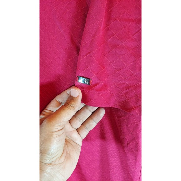 Tiger Woods Collection Red Short Sleeve Dri-Fit Golf Polo Shirt Men's Size Large - Picture 2 of 4